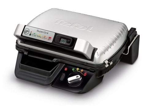 Grill Tefal GC451B12 (Tradycyjny z rusztem; 2000W; kolor srebrny) Grill Tefal GC451B12 (Tradycyjny z rusztem; 2000W; kolor srebrny)