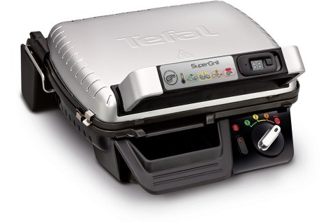 Grill Tefal GC451B12 (Tradycyjny z rusztem; 2000W; kolor srebrny) Grill Tefal GC451B12 (Tradycyjny z rusztem; 2000W; kolor srebrny)