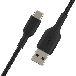 BELKIN CABLE USB C-A OPLOT 15CM, CZARNY