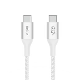 BELKIN KABEL BOOST CHARGE USBC-C 240W 2M BIAŁY