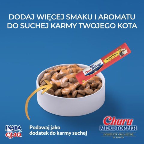 INABA MEAL TOPPER Kurczak - kot 4x14g INABA MEAL TOPPER Kurczak - kot 4x14g