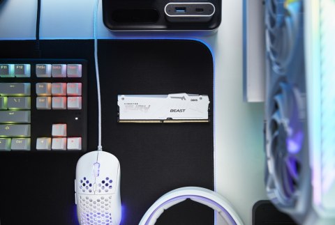 Kingston FURY DDR5 32GB (1x32GB) 6000MHz CL36 Beast White RGB EXPO Kingston FURY DDR5 32GB (1x32GB) 6000MHz CL36 Beast White RGB EXPO