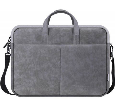 DEFENDER TORBA SOLID LEATHER SZARA 15,6" 26088 DEFENDER TORBA SOLID LEATHER SZARA 15,6" 26088