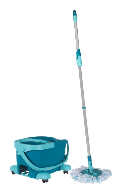 Zestaw Clean Twist Mop Ergo na kółkach Leifheit (WYPRZEDAŻ) Zestaw Clean Twist Mop Ergo na kółkach Leifheit (WYPRZEDAŻ)