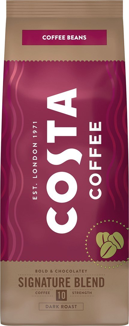 Costa Coffee Signature Dark kawa ziarnista 1kg + KUBEK CERAMICZNY Z POKRYWKĄ COSTA COFFEE Costa Coffee Signature Dark kawa ziarnista 1kg + KUBEK CERAMICZNY Z POKRYWKĄ COSTA COFFEE