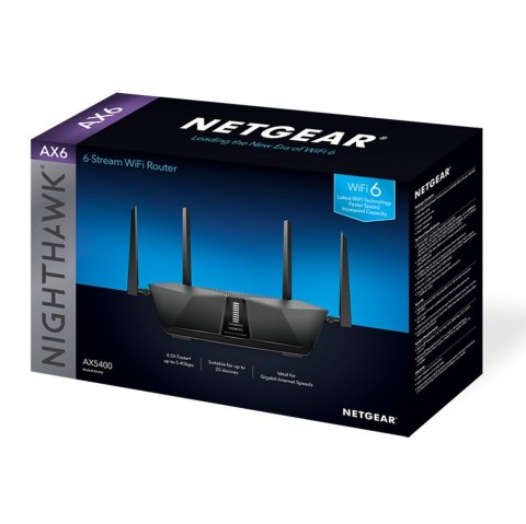 Netgear Nighthawk RAX50 (5400Mb/s a/b/g/n/ac/ax) Netgear Nighthawk RAX50 (5400Mb/s a/b/g/n/ac/ax)