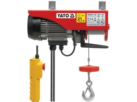 Elektr. wciągnik linowy 500W 125/250KG YT-5901 Yato Elektr. wciągnik linowy 500W 125/250KG YT-5901 Yato
