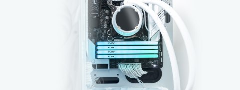 KINGSTON DDR4 16GB 3200MT/s CL16 DIMM FURY Beast White RGB SE KINGSTON DDR4 16GB 3200MT/s CL16 DIMM FURY Beast White RGB SE
