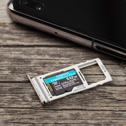 KINGSTON microSDXC Canvas Go Plus 512GB + adapter KINGSTON microSDXC Canvas Go Plus 512GB + adapter