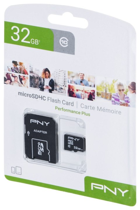 Karta pamięci PNY Performance Plus microSDHC 32GB Karta pamięci PNY Performance Plus microSDHC 32GB