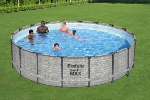 Bestway 5618Y Basen stelażowy Steel Pro MAX 549x122 (WYPRZEDAŻ) Bestway 5618Y Basen stelażowy Steel Pro MAX 549x122 (WYPRZEDAŻ)