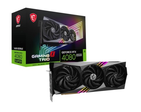 Karta graf. MSI GeF RTX 4080 SUPER 16G GAMING X TRI Karta graf. MSI GeF RTX 4080 SUPER 16G GAMING X TRI