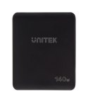 UNITEK ŁADOWARKA GAN 2X USB-C, USB-A, 140W (WYPRZEDAŻ)