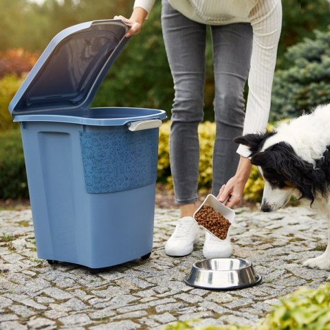 Rotho Pojemnik ARCHIE na karmę 38L blue kot/pies Rotho Pojemnik ARCHIE na karmę 38L blue kot/pies