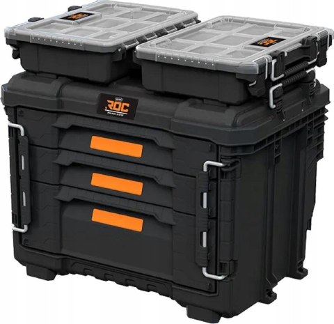 Skrzynka narzędziowa XL z 2 szuflady ROC Pro Gear Skrzynka narzędziowa XL z 2 szuflady ROC Pro Gear