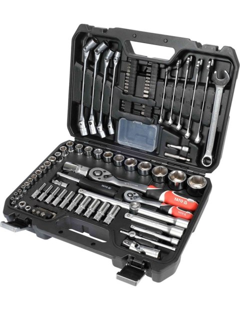 Zestaw narzędziowy 1/4"", 1/2"" KPL 93SZT Yato Zestaw narzędziowy 1/4"", 1/2"" KPL 93SZT Yato