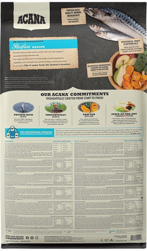 ACANA Highest Protein Pacifica Dog - sucha karma dla psa - 6 kg (WYPRZEDAŻ) ACANA Highest Protein Pacifica Dog - sucha karma dla psa - 6 kg (WYPRZEDAŻ)