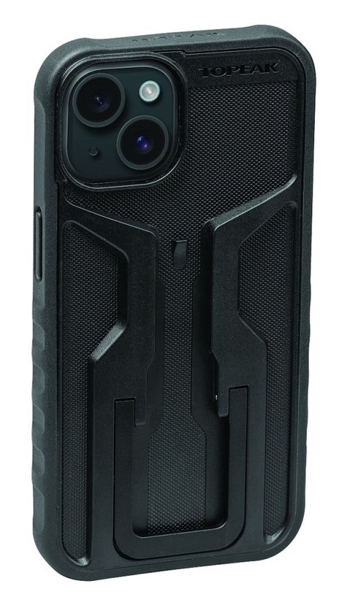 TOPEAK POKROWIEC RIDECASE FOR iPHONE 15 BLACK/GRAY TOPEAK POKROWIEC RIDECASE FOR iPHONE 15 BLACK/GRAY