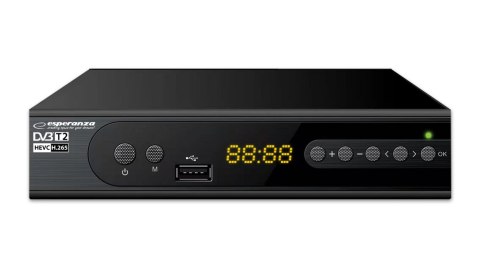 ESPERANZA TUNER DVB-T2 H.265/HEVC EV106P ESPERANZA TUNER DVB-T2 H.265/HEVC EV106P