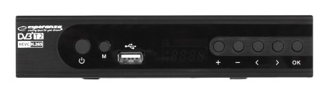 ESPERANZA TUNER DVB-T2 H.265/HEVC EV106P ESPERANZA TUNER DVB-T2 H.265/HEVC EV106P