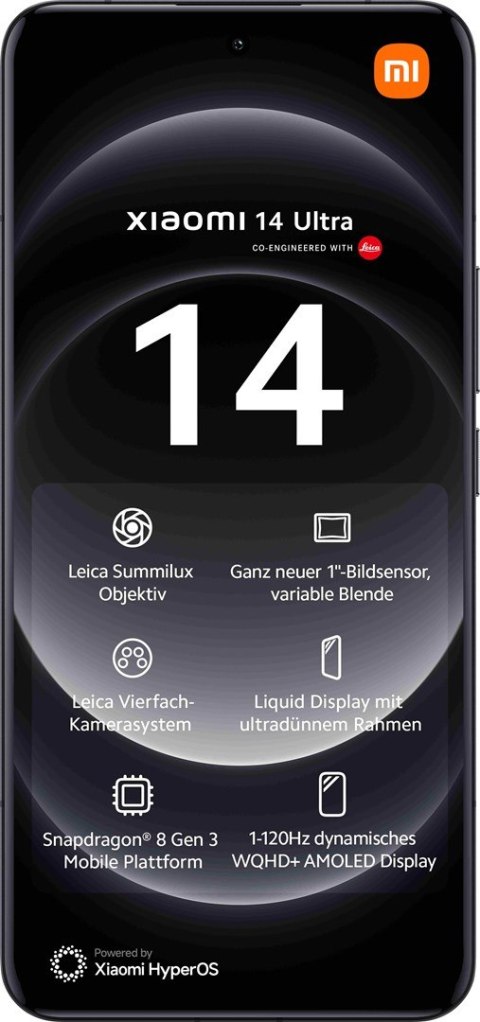 Smartfon Xiaomi 14 ULTRA 5G 16/512GB Black Smartfon Xiaomi 14 ULTRA 5G 16/512GB Black