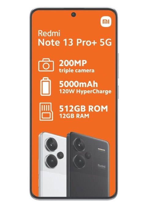Smartfon Xiaomi Redmi Note 13 PRO+ 5G 12/512GB White Smartfon Xiaomi Redmi Note 13 PRO+ 5G 12/512GB White