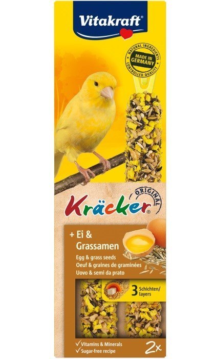 VITAKRAFT KRACKER 2szt dla kanarka jajko VITAKRAFT KRACKER 2szt dla kanarka jajko