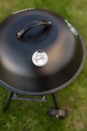 Grill okrągły z pokrywą i termometrem Blaupunkt GC401, czarny
