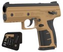 Pistolet na kule gumowe i pieprzowe BYRNA HD TAN kal.68 CO2 8g zestaw (WYPRZEDAŻ)