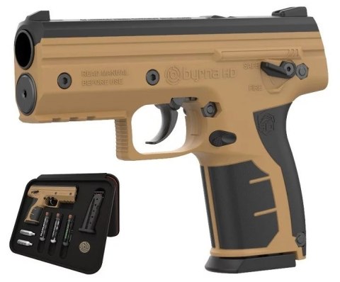 Pistolet na kule gumowe i pieprzowe BYRNA HD TAN kal.68 CO2 8g zestaw (WYPRZEDAŻ) Pistolet na kule gumowe i pieprzowe BYRNA HD TAN kal.68 CO2 8g zestaw (WYPRZEDAŻ)