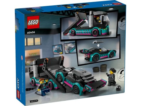 LEGO City 60406 Samochód wyścigowy i laweta LEGO City 60406 Samochód wyścigowy i laweta