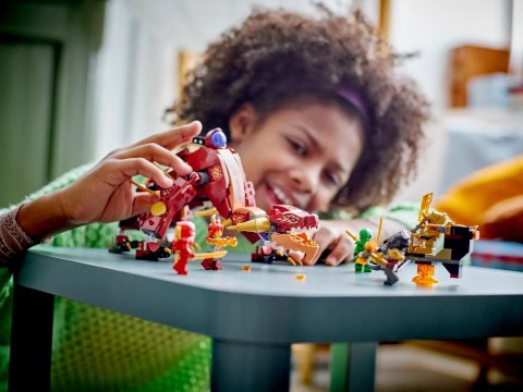LEGO Ninjago 71793 Lawowy smok zmieniający się w falę ognia LEGO Ninjago 71793 Lawowy smok zmieniający się w falę ognia