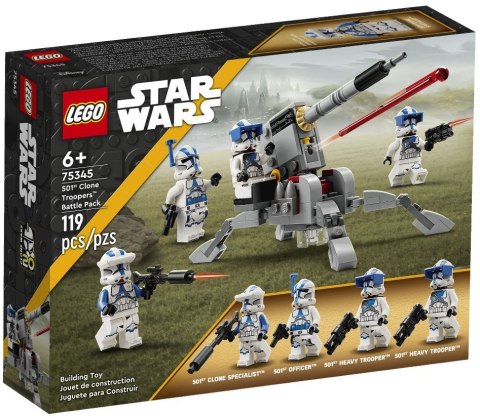 LEGO Star Wars 75345 Zestaw bitewny - żołnierze-klony z 501. legionu LEGO Star Wars 75345 Zestaw bitewny - żołnierze-klony z 501. legionu