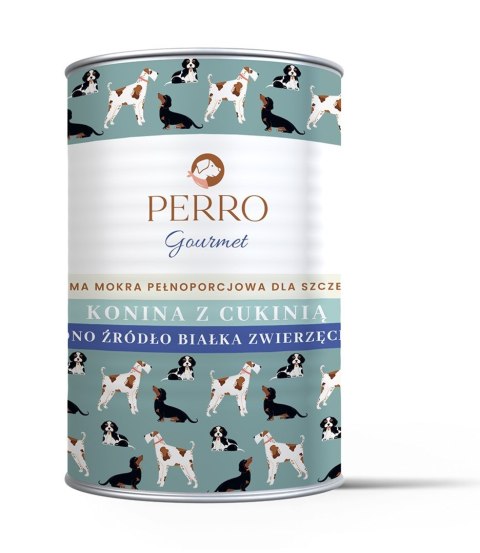 PERRO Gorumet Konina z cukinią dla szczeniąt 400 g PERRO Gorumet Konina z cukinią dla szczeniąt 400 g