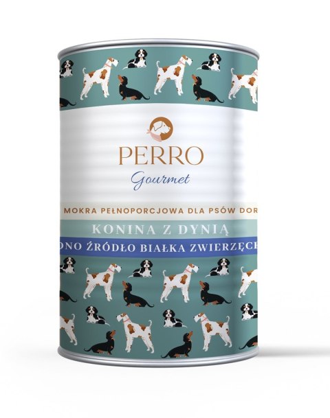 PERRO Gourmet Konina z dynią dla psów dorosłych 400 g PERRO Gourmet Konina z dynią dla psów dorosłych 400 g