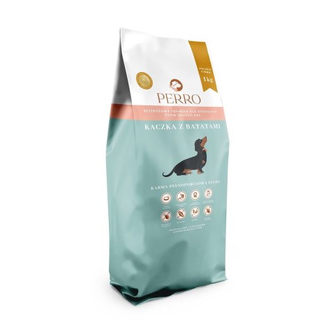 PERRO Kaczka z batatami dla dorosłych psów małych ras 1 kg PERRO Kaczka z batatami dla dorosłych psów małych ras 1 kg