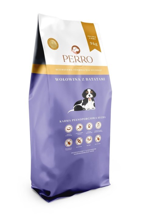 PERRO Wołowina z batatami dla szczeniąt 9 kg PERRO Wołowina z batatami dla szczeniąt 9 kg