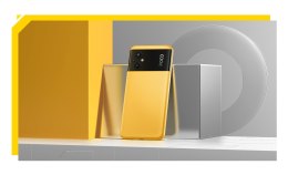 Smartfon Xiaomi POCO M5 4/64GB Żółty (WYPRZEDAŻ)