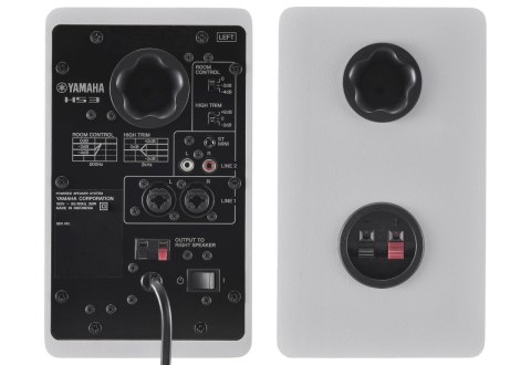 Yamaha HS3 White - Aktywne dwudrożne monitory bliskiego pola, para Yamaha HS3 White - Aktywne dwudrożne monitory bliskiego pola, para