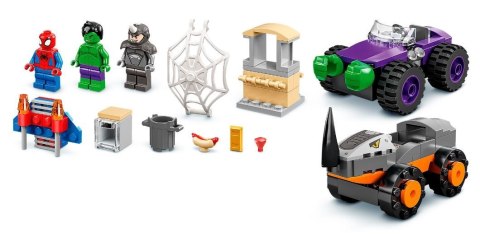 LEGO Marvel 4plus 2022 10782 Hulk kontra Rhino Starcie pojazdów LEGO Marvel 4plus 2022 10782 Hulk kontra Rhino Starcie pojazdów