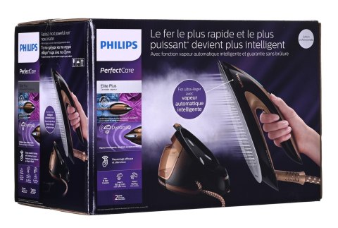 Żelazko z generatorem pary Philips GC9682/80 (2800W; kolor czarny) Żelazko z generatorem pary Philips GC9682/80 (2800W; kolor czarny)