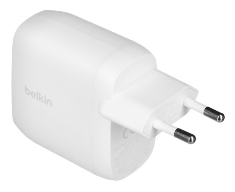 BELKIN ŁADOWARKA 30W 2X USB-C, PD 60W, BIAŁA BELKIN ŁADOWARKA 30W 2X USB-C, PD 60W, BIAŁA