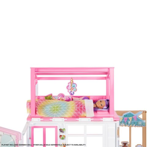 Barbie Kompaktowy domek + Lalka HCD48 Barbie Kompaktowy domek + Lalka HCD48