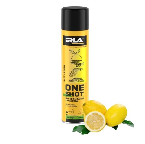 ERLA ONE SHOT 600ML OPAKOWANIE ZBIORCZE 12szt. NEUTRALIZATOR ZAPACHÓW JUST LEMON ERLA ONE SHOT 600ML OPAKOWANIE ZBIORCZE 12szt. NEUTRALIZATOR ZAPACHÓW JUST LEMON