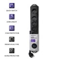 Listwa zasilająca Qoltec 50112 (3m; kolor czarny)