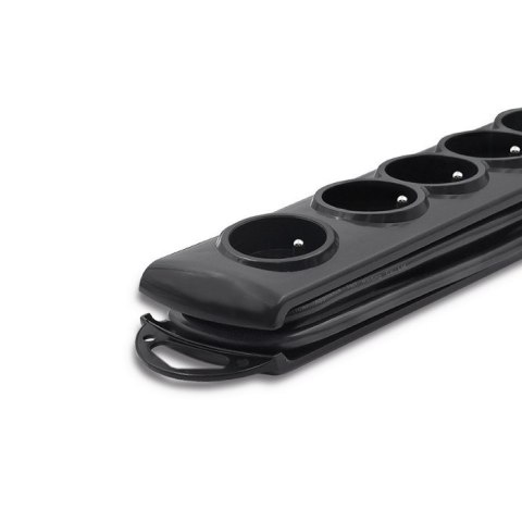 Listwa zasilająca Qoltec 50112 (3m; kolor czarny) Listwa zasilająca Qoltec 50112 (3m; kolor czarny)