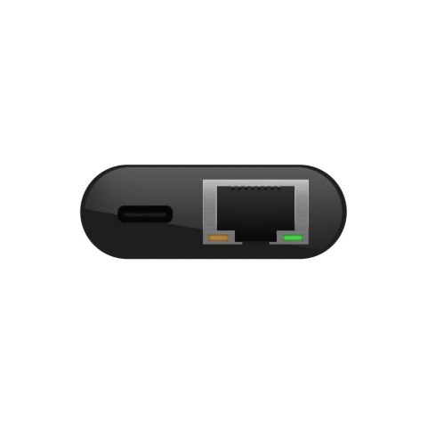 BELKIN ADAPTER USB-C - ETHERNET, PD 60W BLK BELKIN ADAPTER USB-C - ETHERNET, PD 60W BLK
