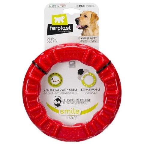 FERPALST Smile Ring L Red zabawka dla psa FERPALST Smile Ring L Red zabawka dla psa