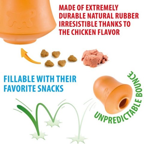 FERPLAST Crazy Bell Small zabawka dla psa FERPLAST Crazy Bell Small zabawka dla psa