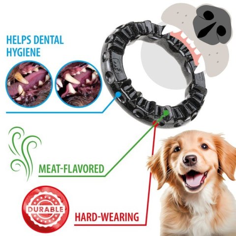 FERPLAST Smile Ring S Black zabawka dla psa FERPLAST Smile Ring S Black zabawka dla psa